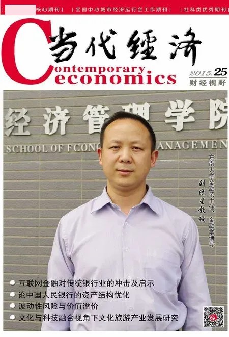 《當(dāng)代經(jīng)濟(jì)》2015年25期封面圖