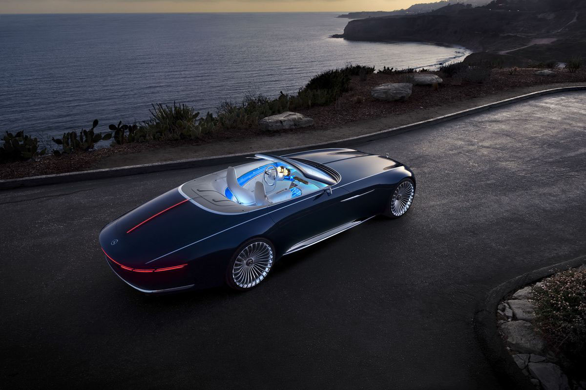 Vision Mercedes Maybach 6 Convertible產品設計欣賞工業設計作品賞析