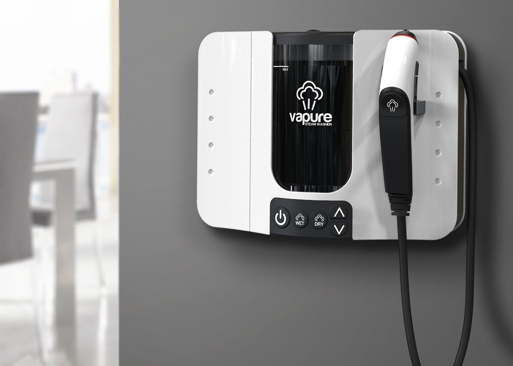 Vapure蒸汽洗衣機，專為緊湊空間設計工業設計作品賞析