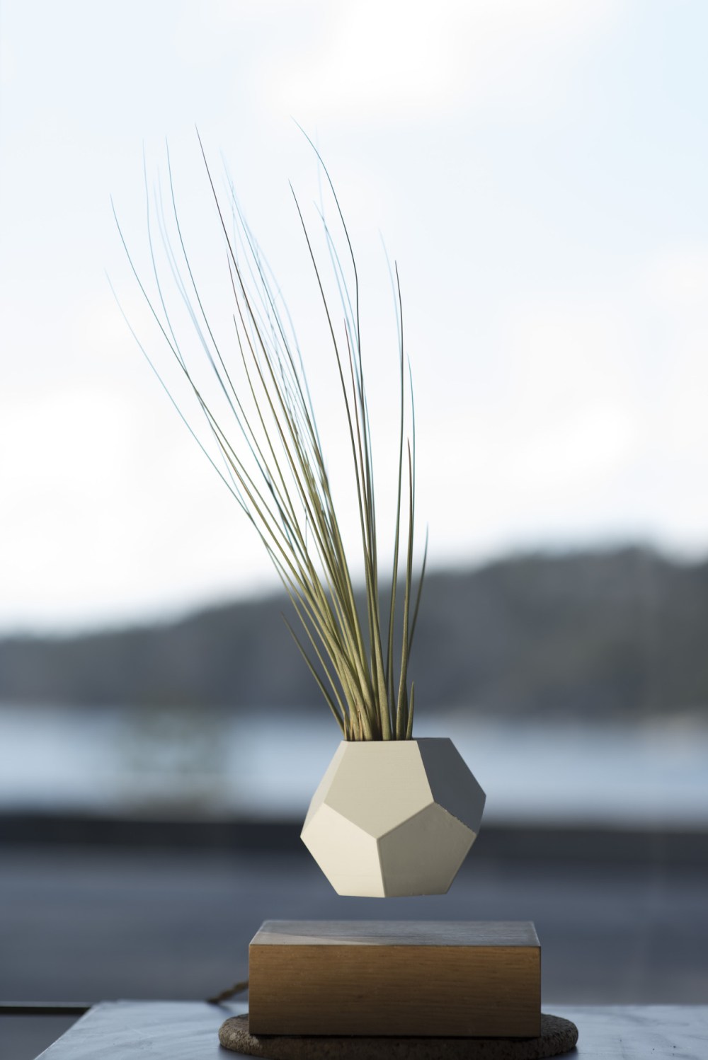 磁懸浮花盆，讓空氣植物飛起來(lái)工業(yè)設(shè)計(jì)作品賞析