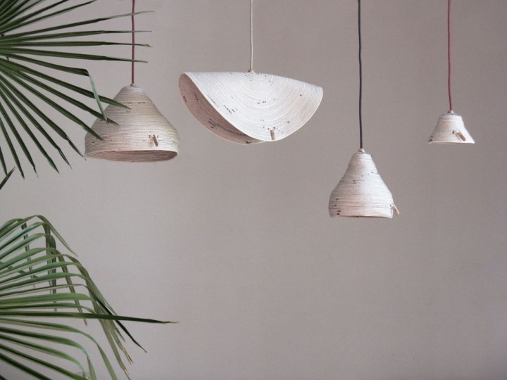 創意吊燈Textile lamps工業設計作品賞析