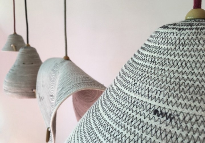 創意吊燈Textile lamps工業設計作品賞析