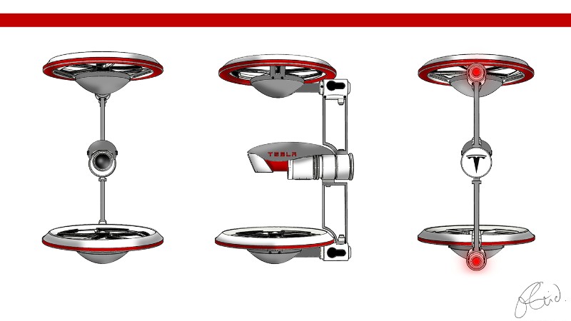 The Tesla Drone工業設計作品賞析