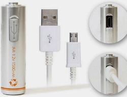  可USB充電創(chuàng)意AA電池工業(yè)設計作品賞析