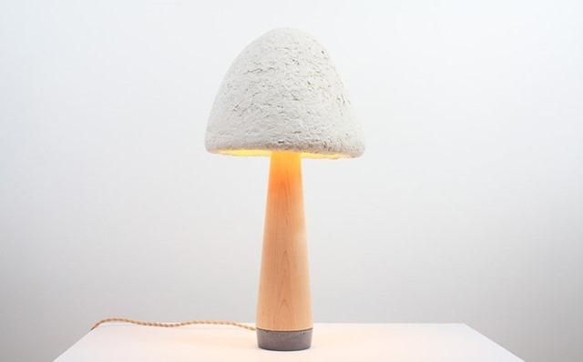 环保的蘑菇灯作品赏析