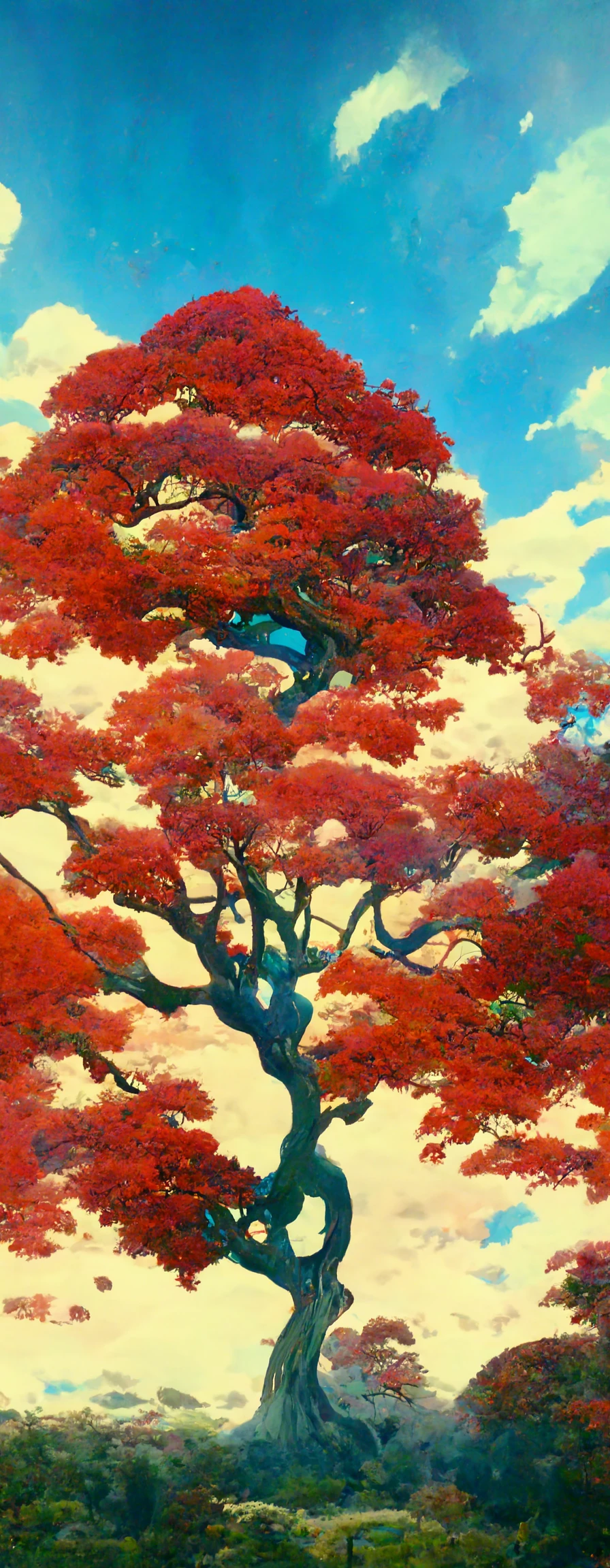 红枫树下的野性童话