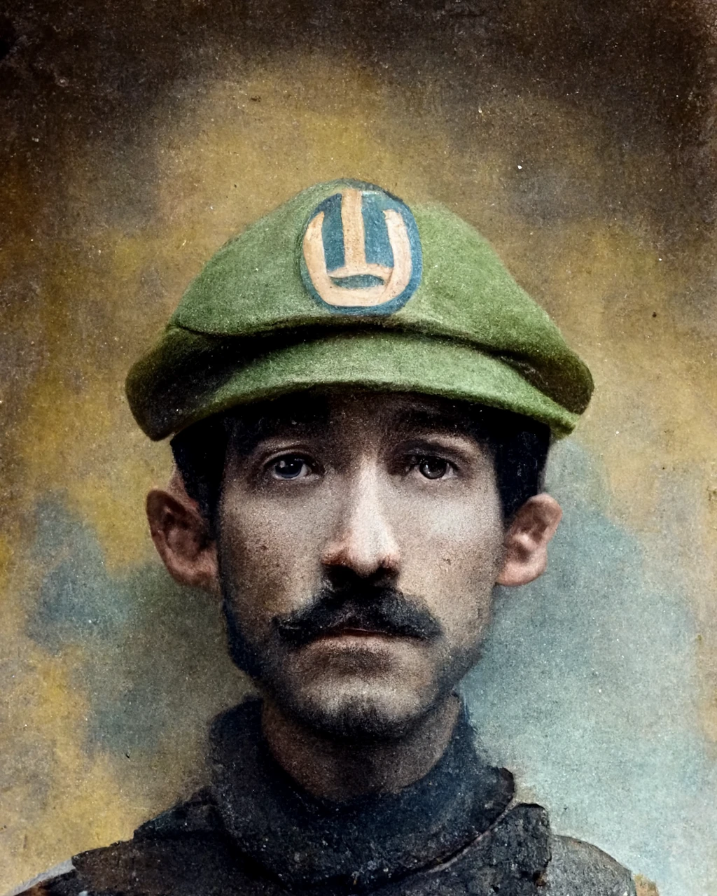 战争中的路易吉：照片修复与着色