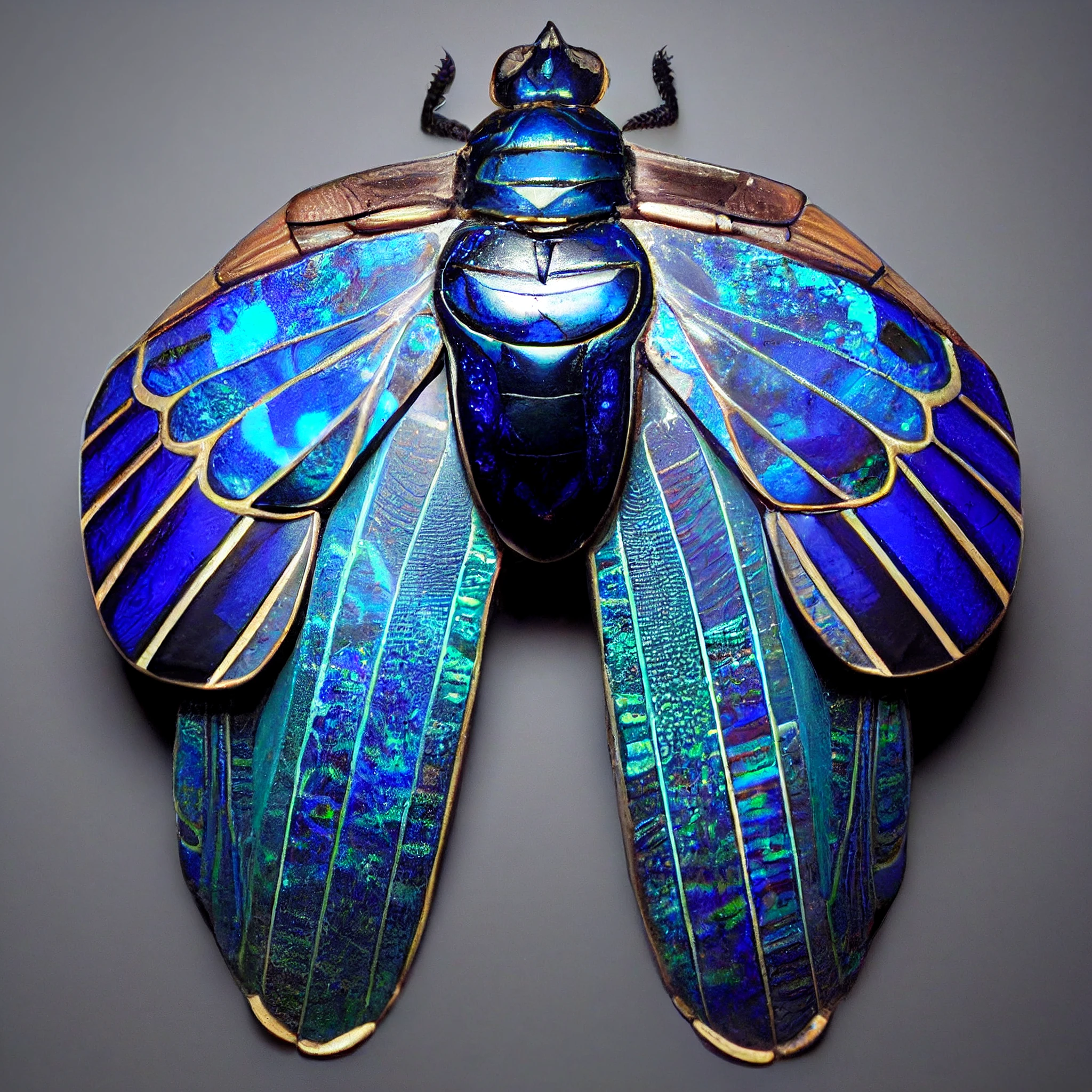 对称重生：埃及圣甲虫翅膀