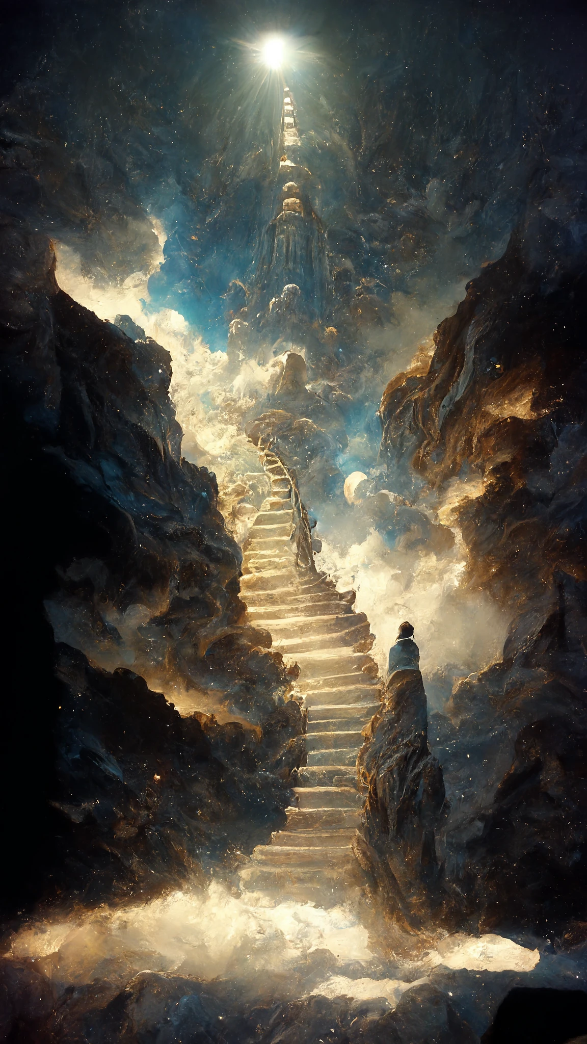 多元宇宙之美：壮观楼梯与史诗景观