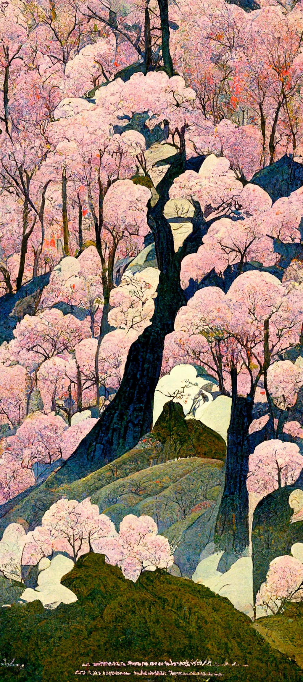 樱花林的艺术之美