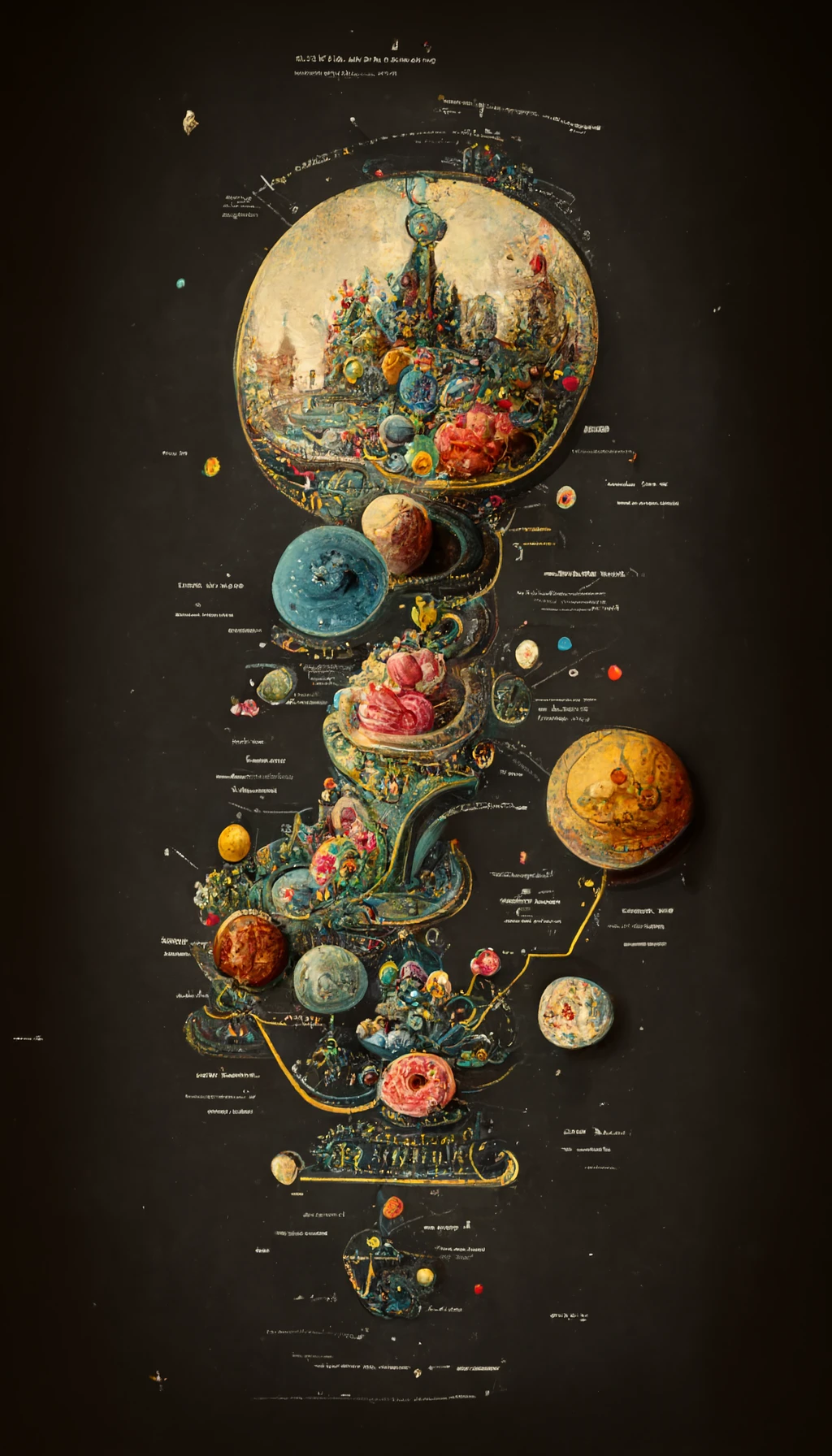 维多利亚时代宇宙地图：色彩缤纷