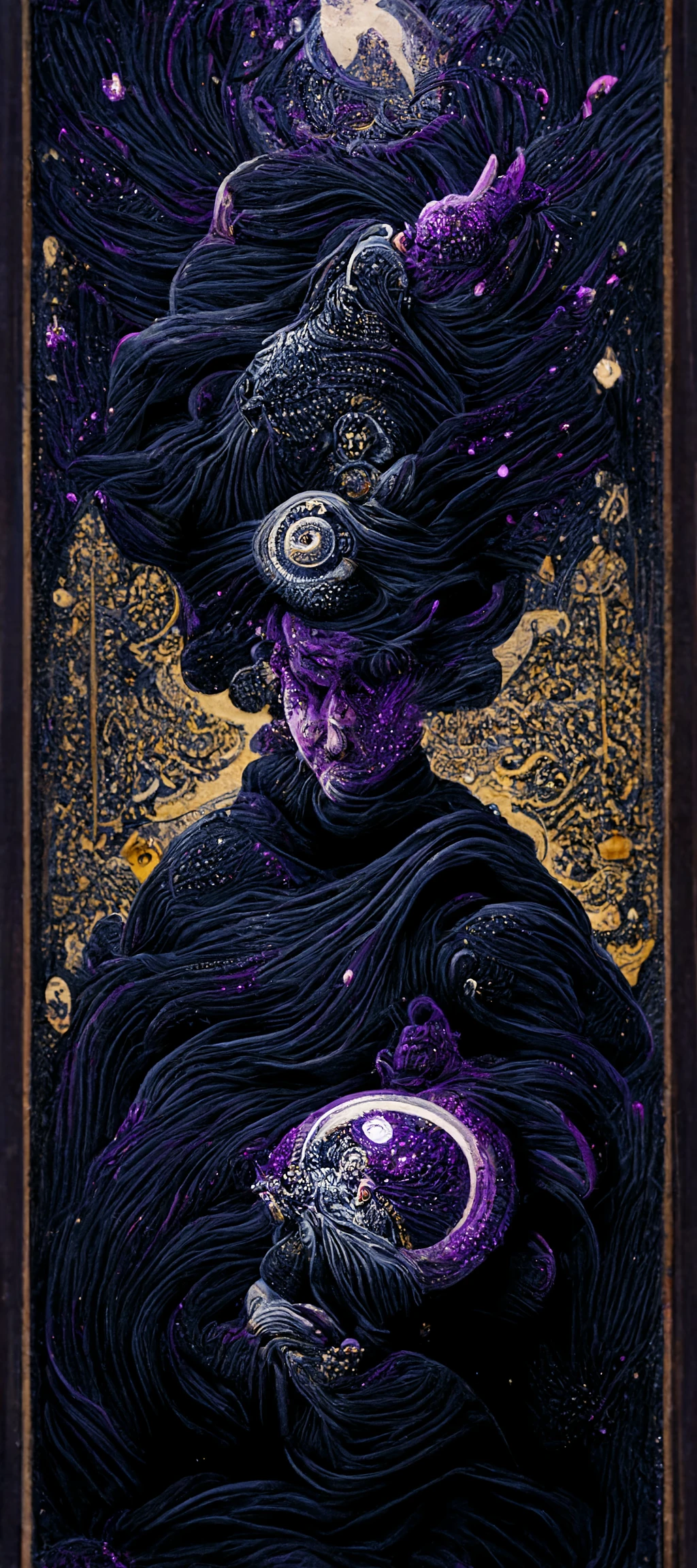 宇宙魔法师：黑紫哥特艺术