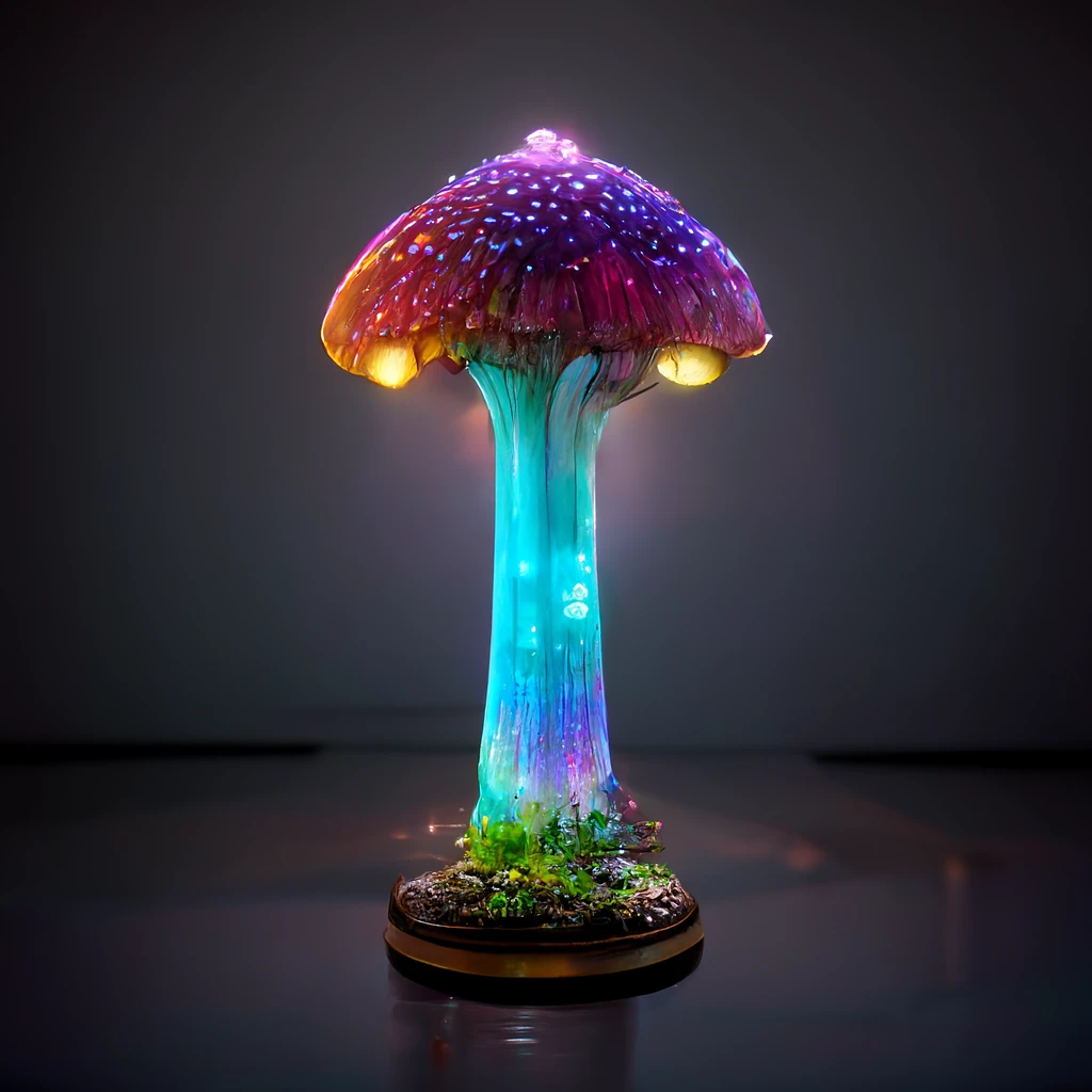 神奇蘑菇：8K幻境霓虹