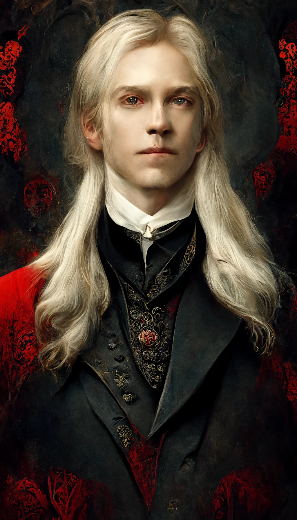 维多利亚贵族的华丽吸血鬼肖像