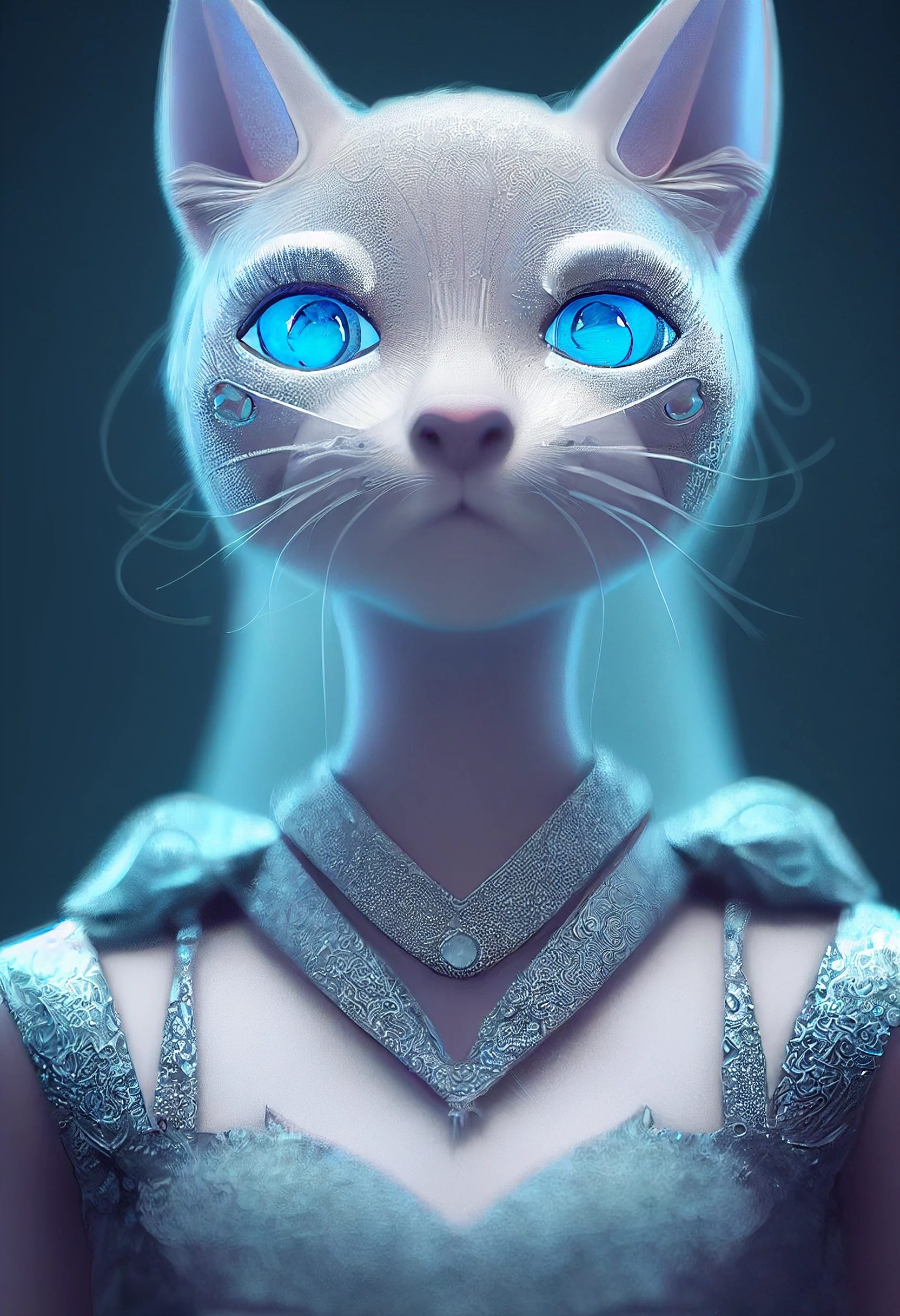 银青小猫公主：绚丽华美的肖像