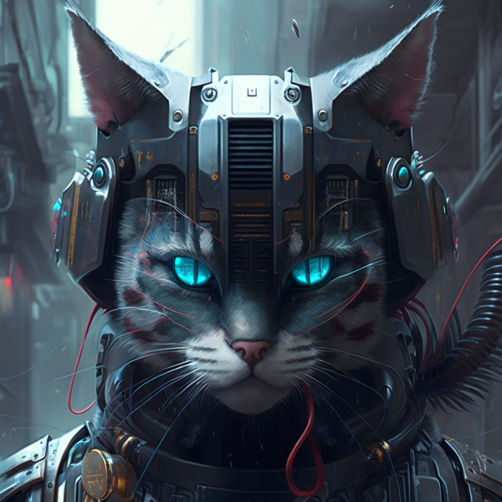 猫机器人：赛博朋克之旅