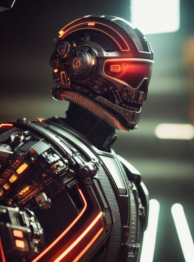 宇宙机器人：超现实设计与电影般细节