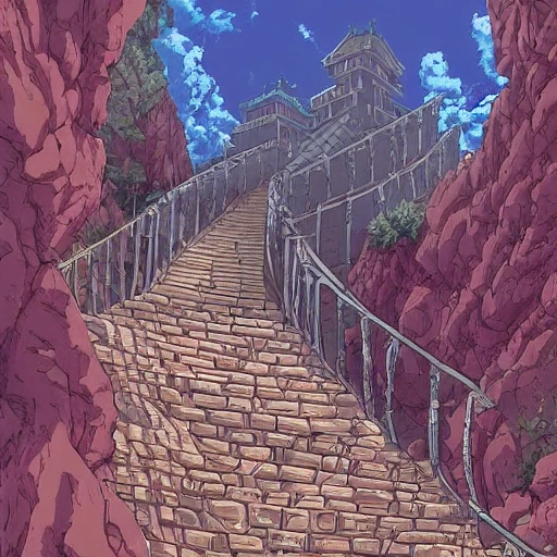 古代迷宫楼梯：华丽动画神作