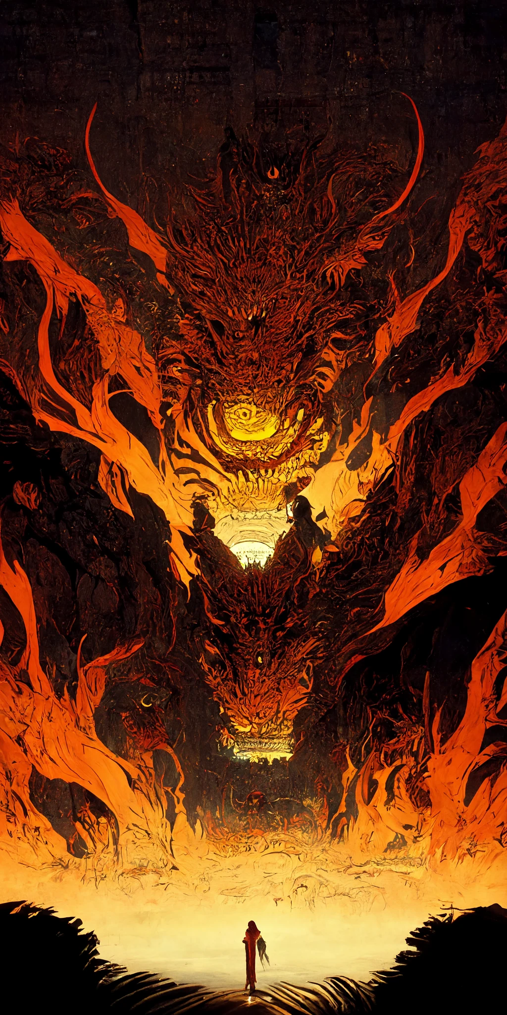 史诗迷宫：火焰恶魔眼，动画华丽