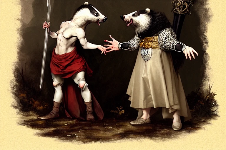 中世纪礼服獾艺术创意测试更新