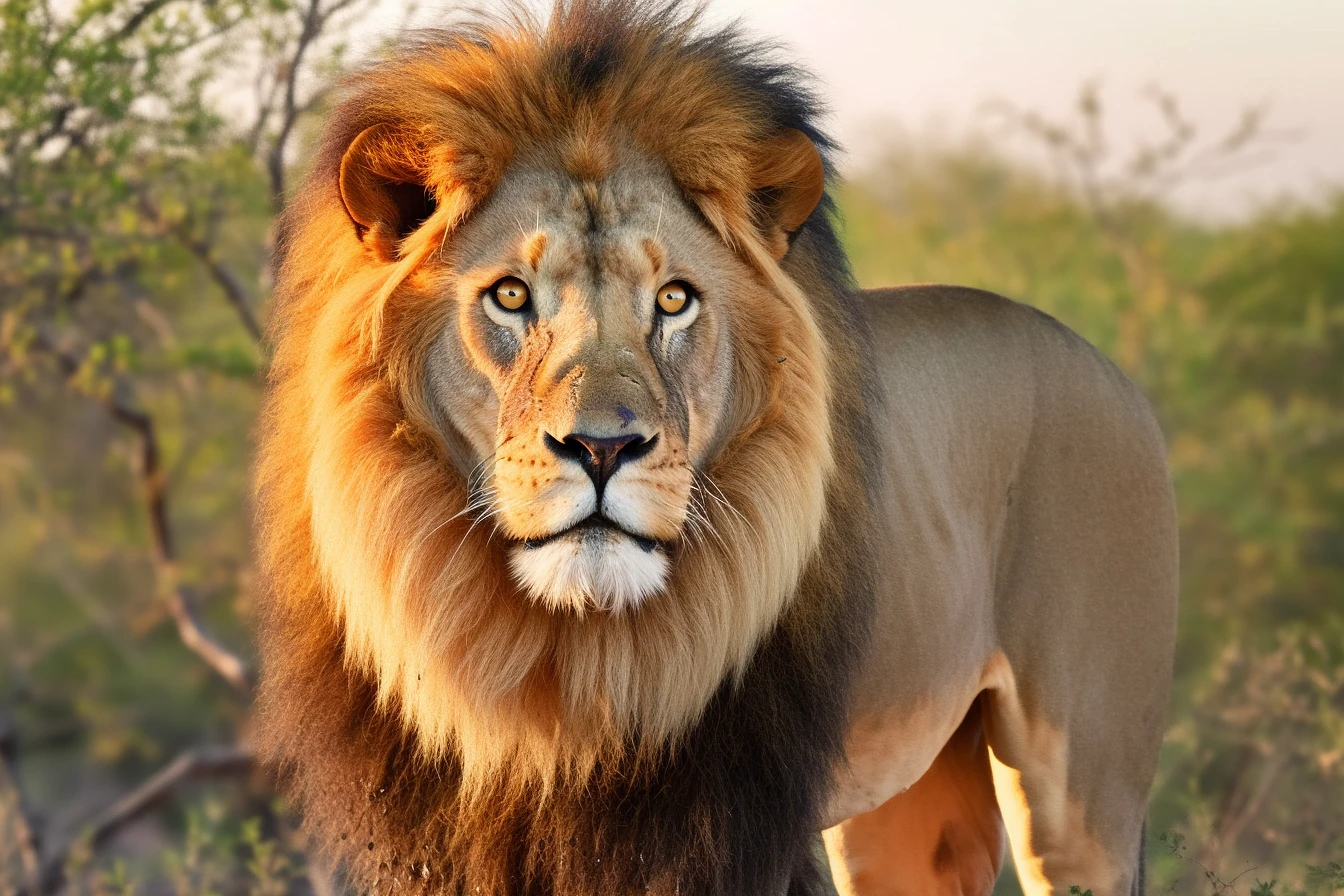 非洲雄狮：力量与威严