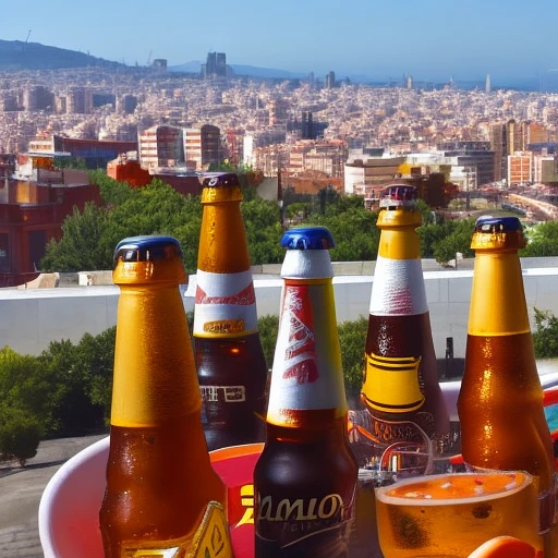 Mahou Beer and Barcelona's Sunny Skyline