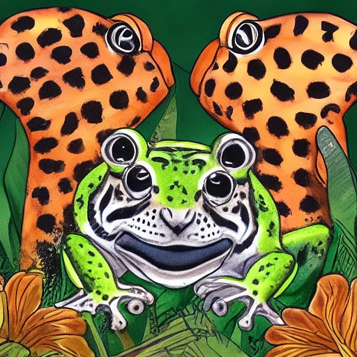 青蛙与老虎友谊