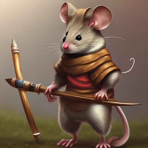 老鼠战士：竹甲木剑，趋势艺术动画，高清2K