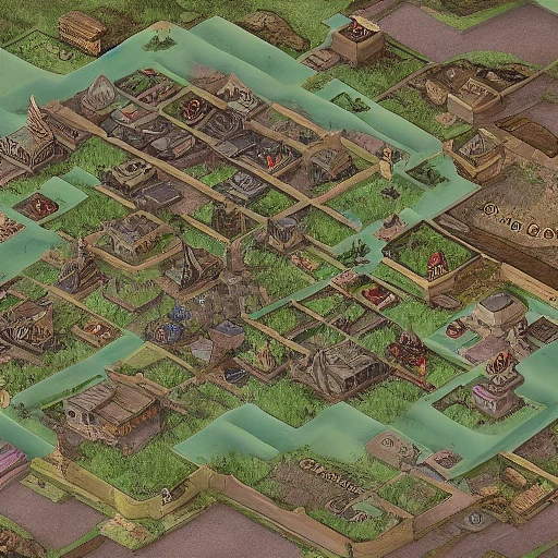 城镇幻想地图