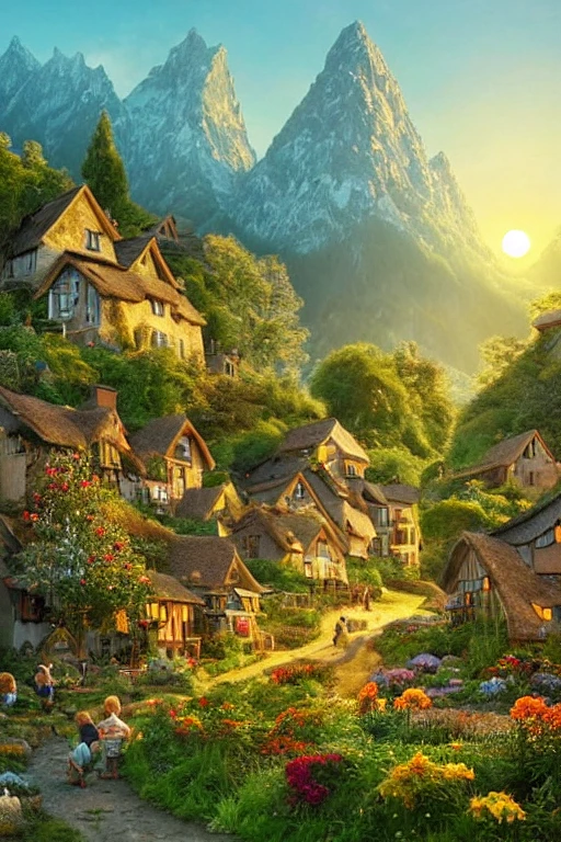山村童话：爱与自然的完美融合