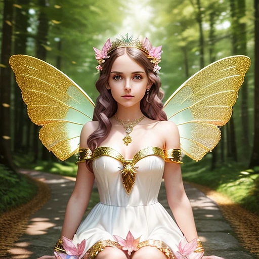 神奇森林中的美丽女神珠宝造型