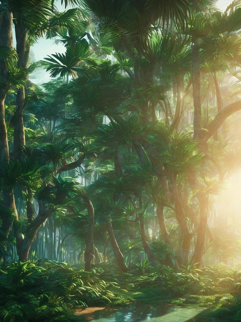 神奇棕榈林：夏日辛烷艺术