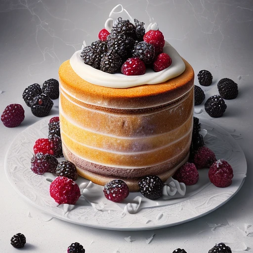 黑莓奶酪蛋糕：现实与美味的完美结合