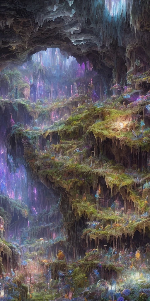 彩晶洞穴：神奇超现实视觉