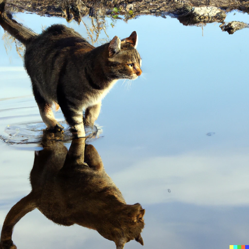 水中猫步