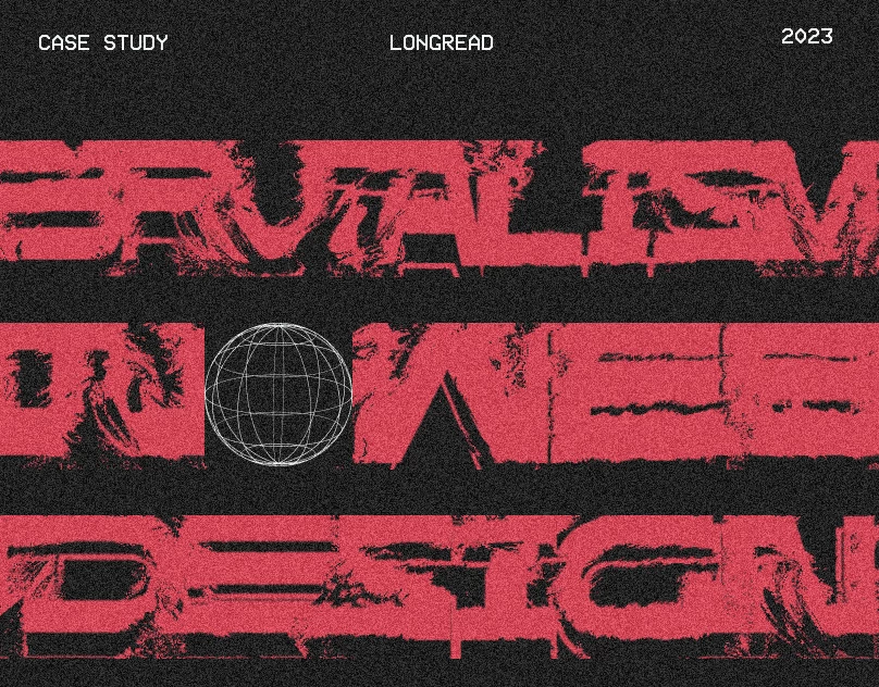 Brutalism style in web-design