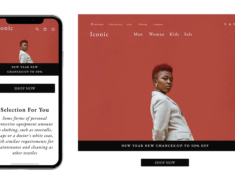 Iconic Website/E-commerce Design