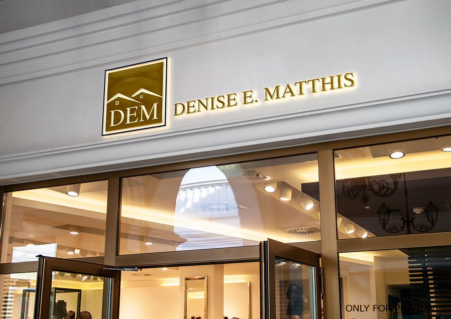 DEM徽標徽標設計
