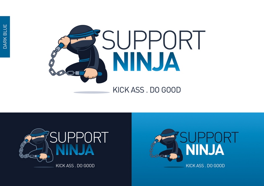 SupportNinja徽標