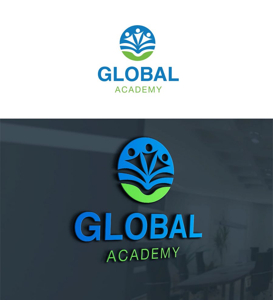 全球学院标志设计