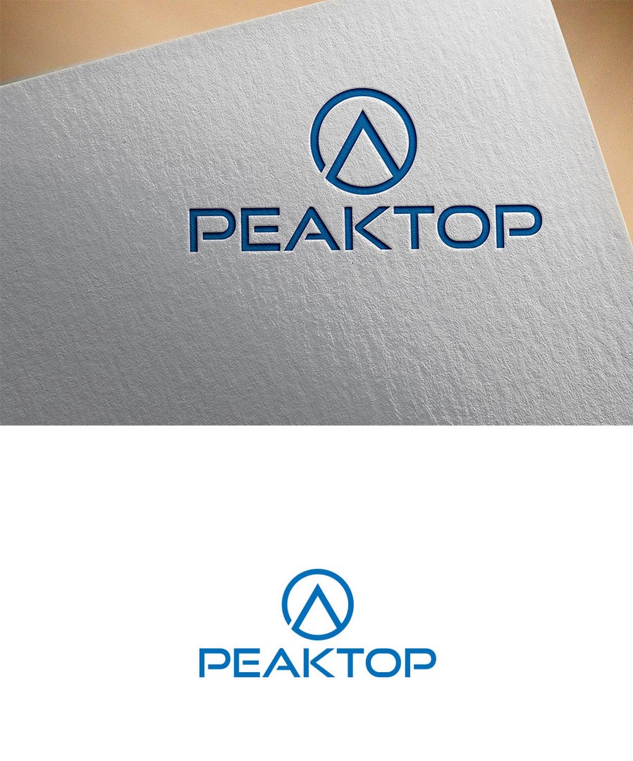 商业品牌“PeakTop”徽标