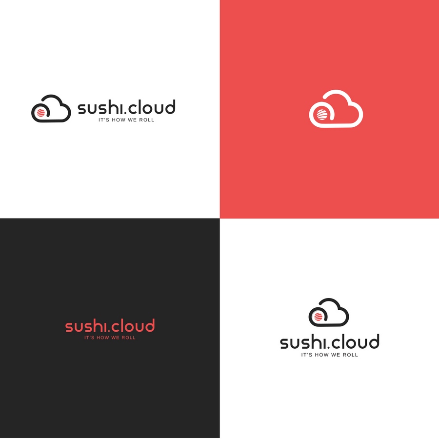 云计算公司徽标，Sushicloud