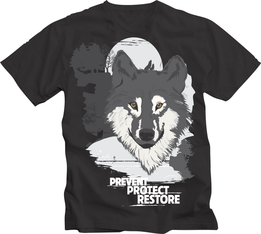 保护野生动物人新T恤