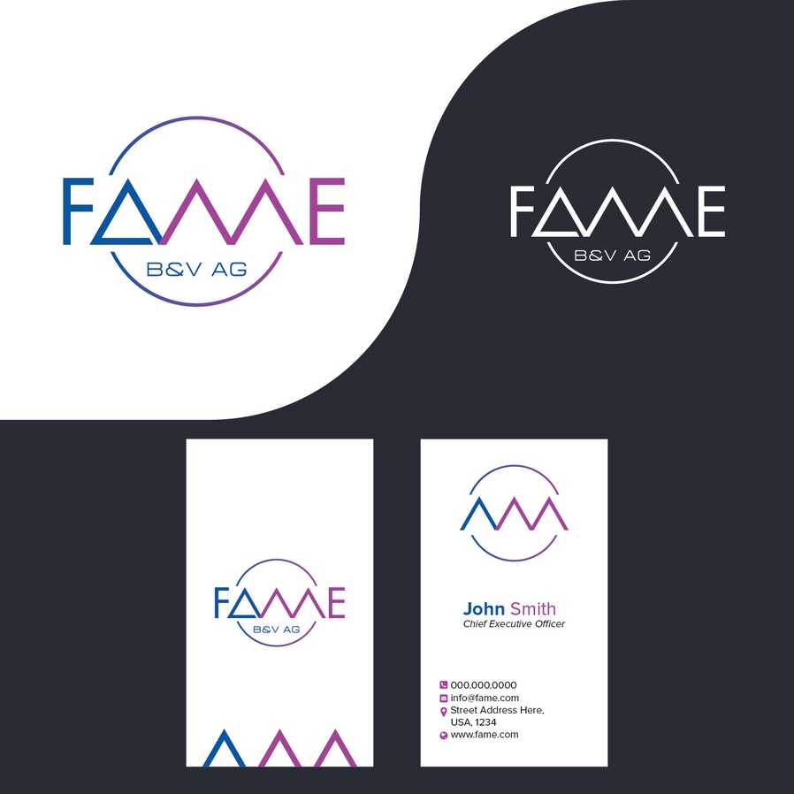 名為FAME家庭辦公室徽標