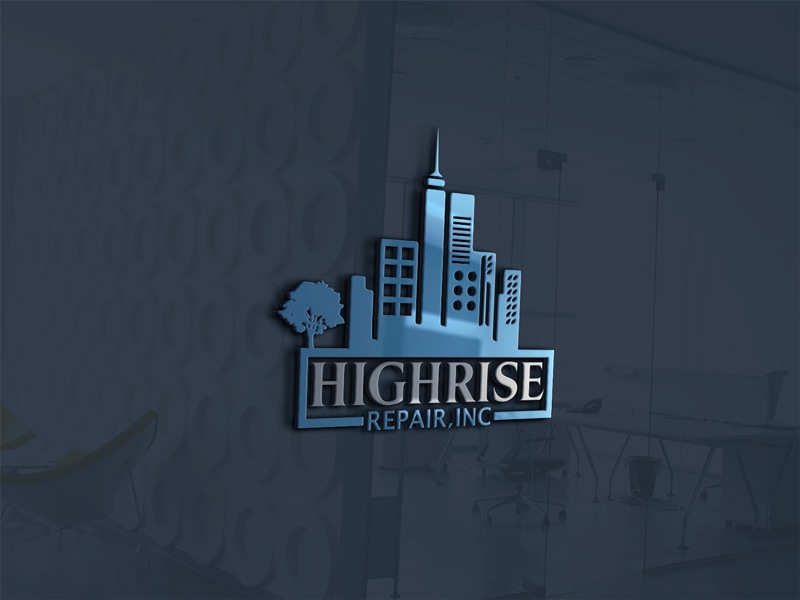 HighRise维修外部建筑服务更新徽标