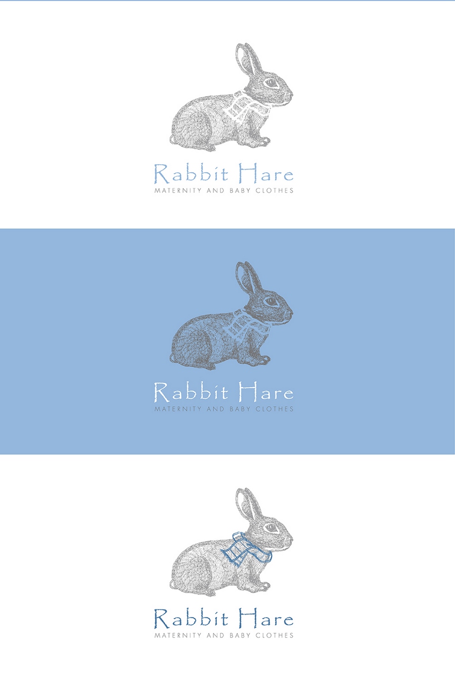 兔子兔子母体和婴儿服装