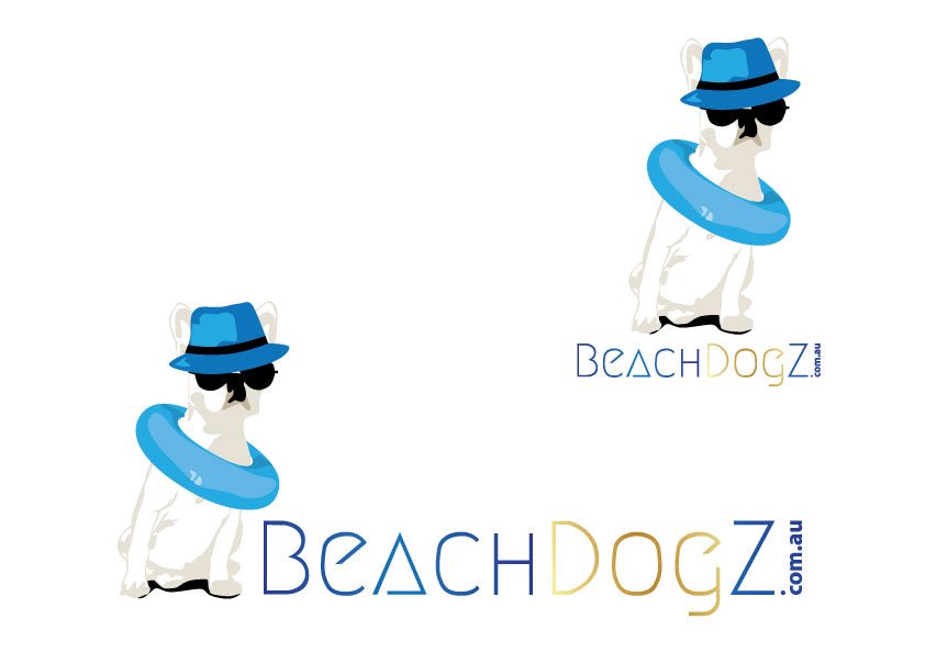 BeachDogZ美容沙龙网站徽标