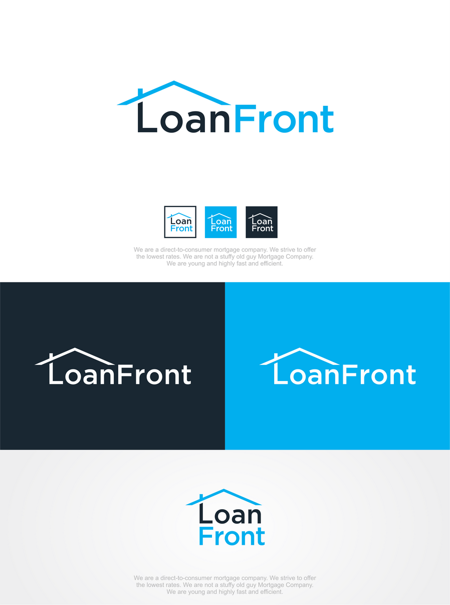 LoanFront –抵押公司徽标