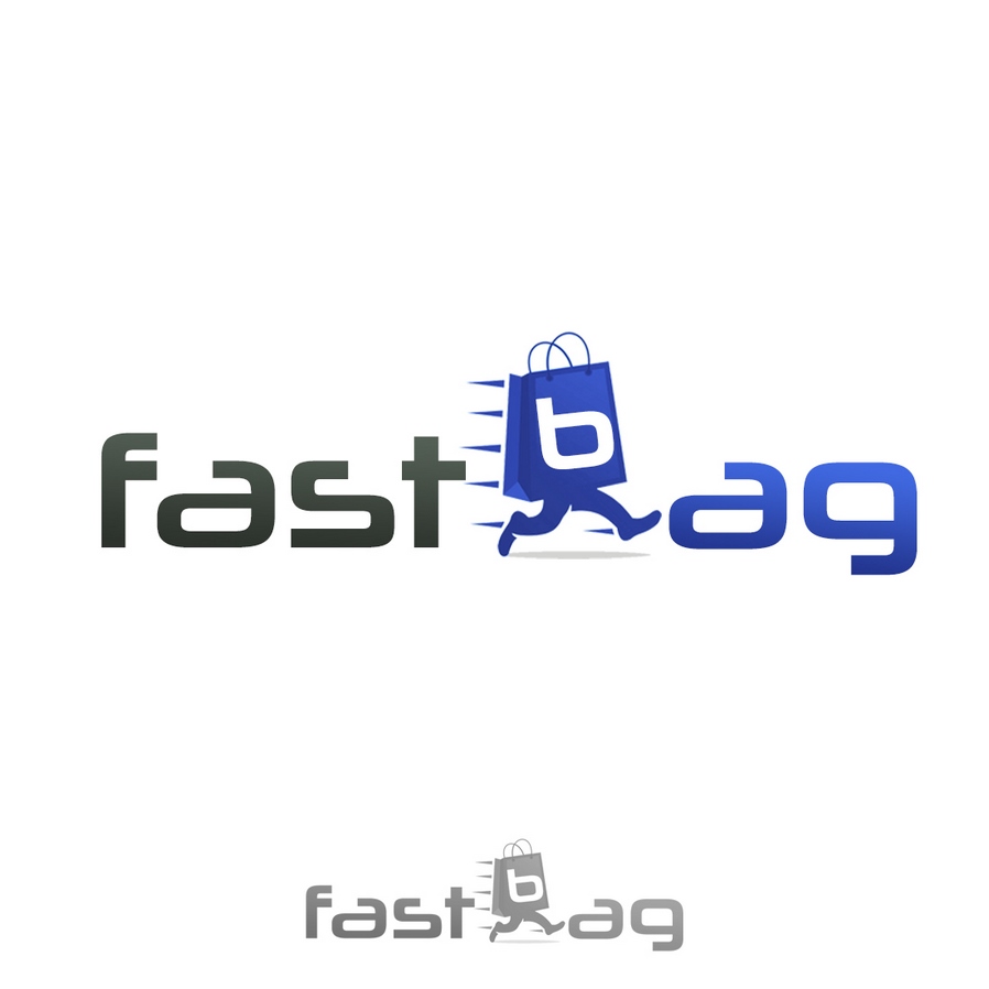 网上杂货店徽标– FastBag 