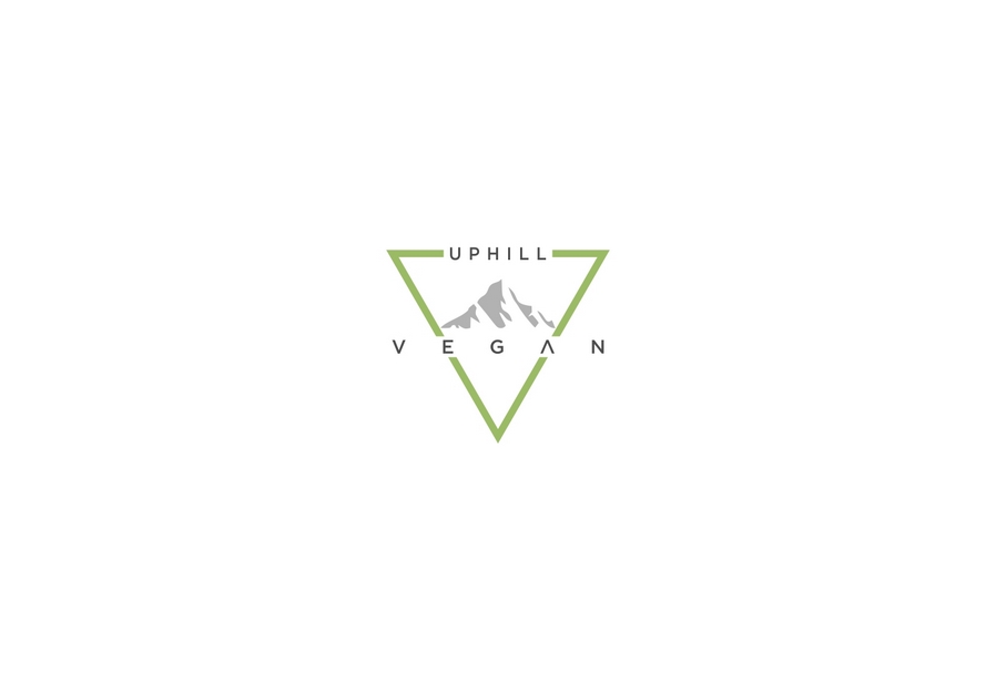 Uphill素食徽標